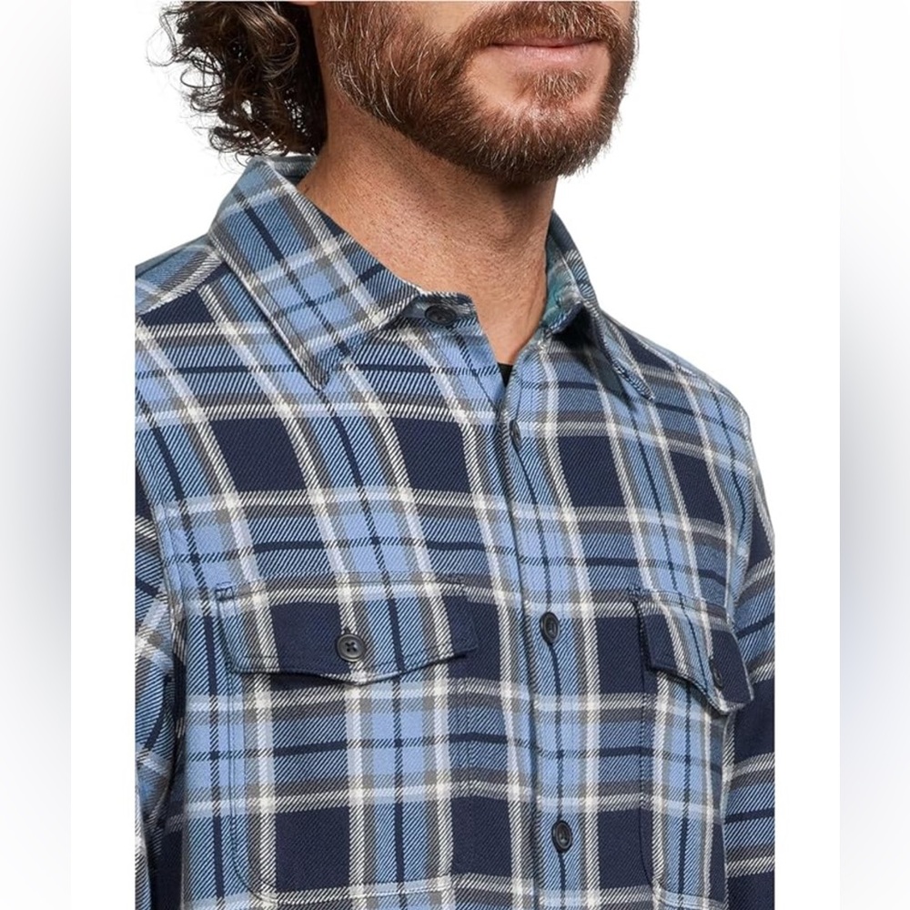 Vineyard Vines Twill Utility Long Sleeve Button Down Flannel Mens XS
